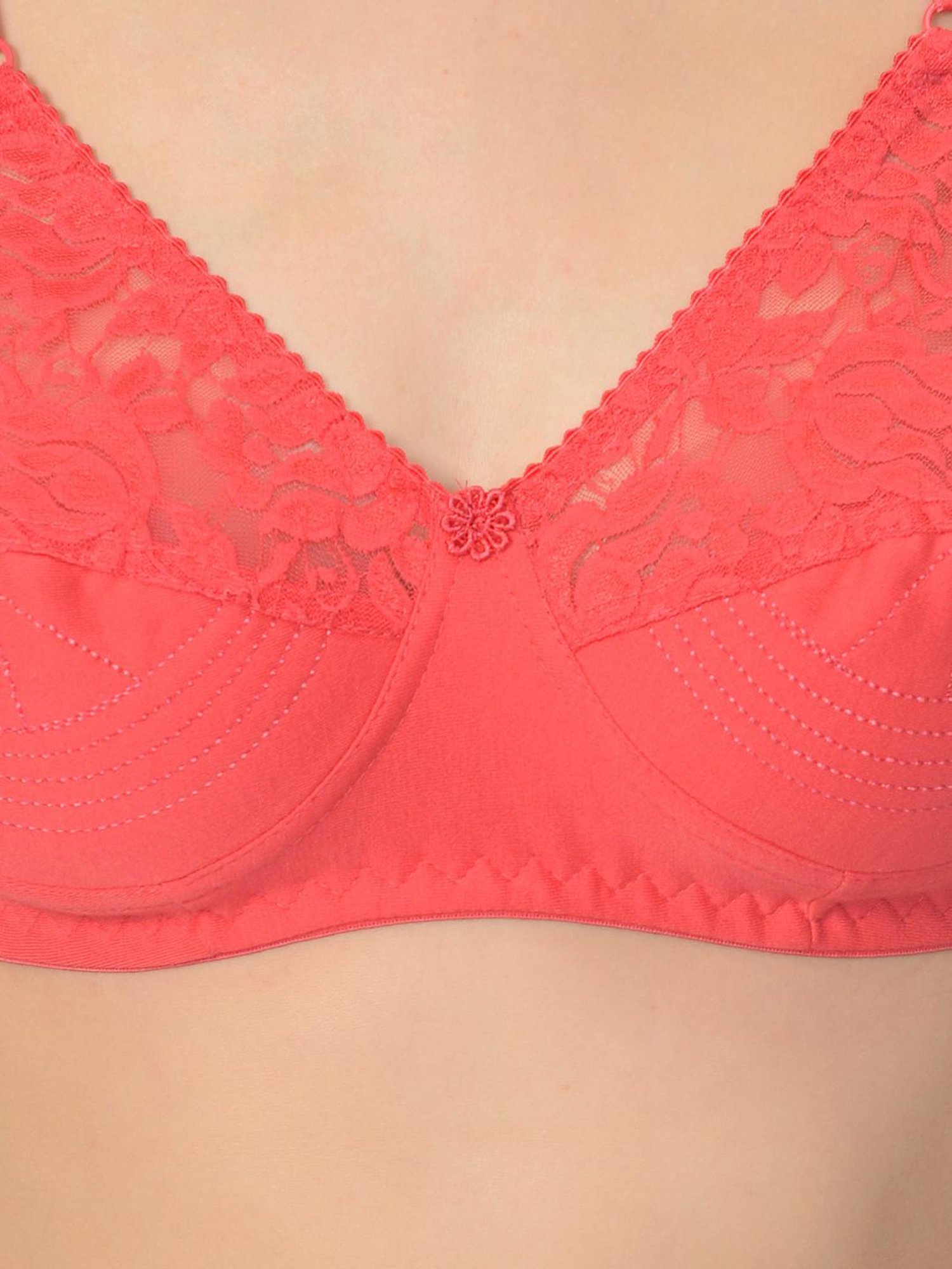 Mod & Shy Multi Lace Print Bra Set