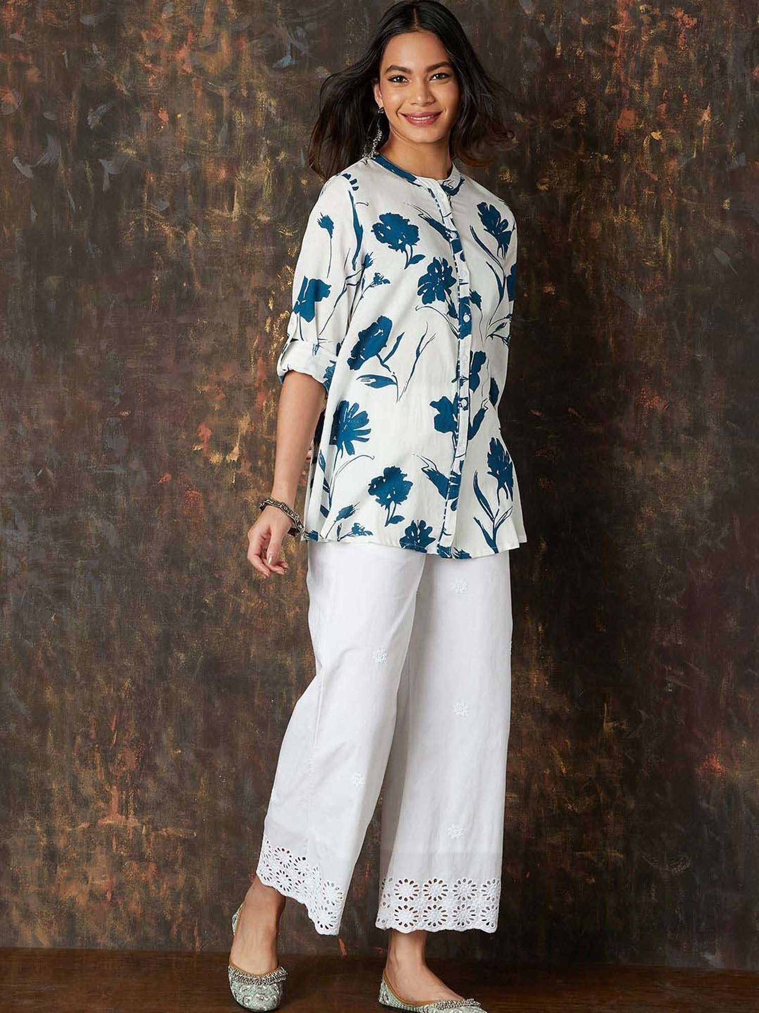 Melange by Lifestyle White Printed Tunic