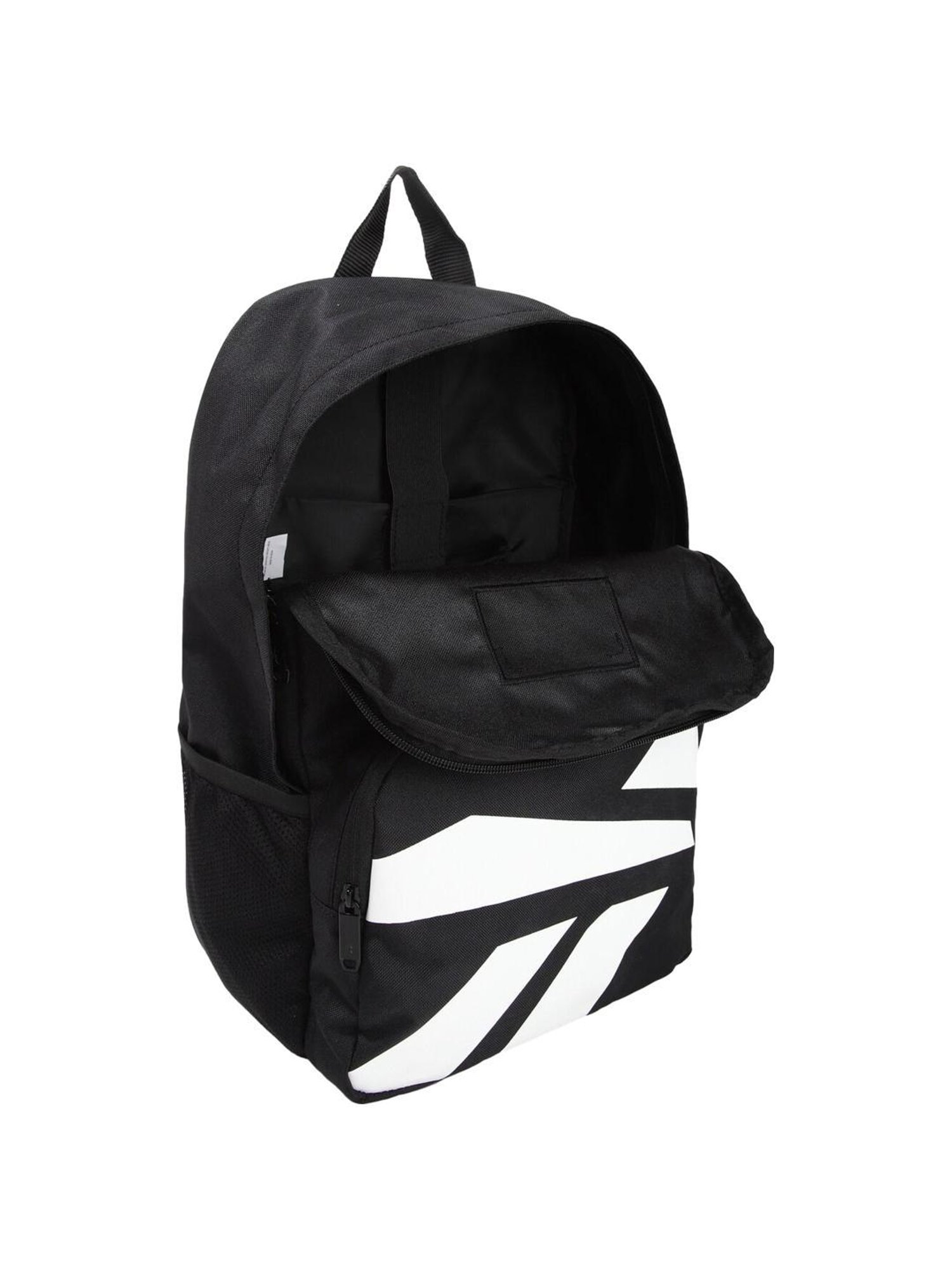 Reebok All Purpose Black Polyester Solid Backpack - 25 Ltrs