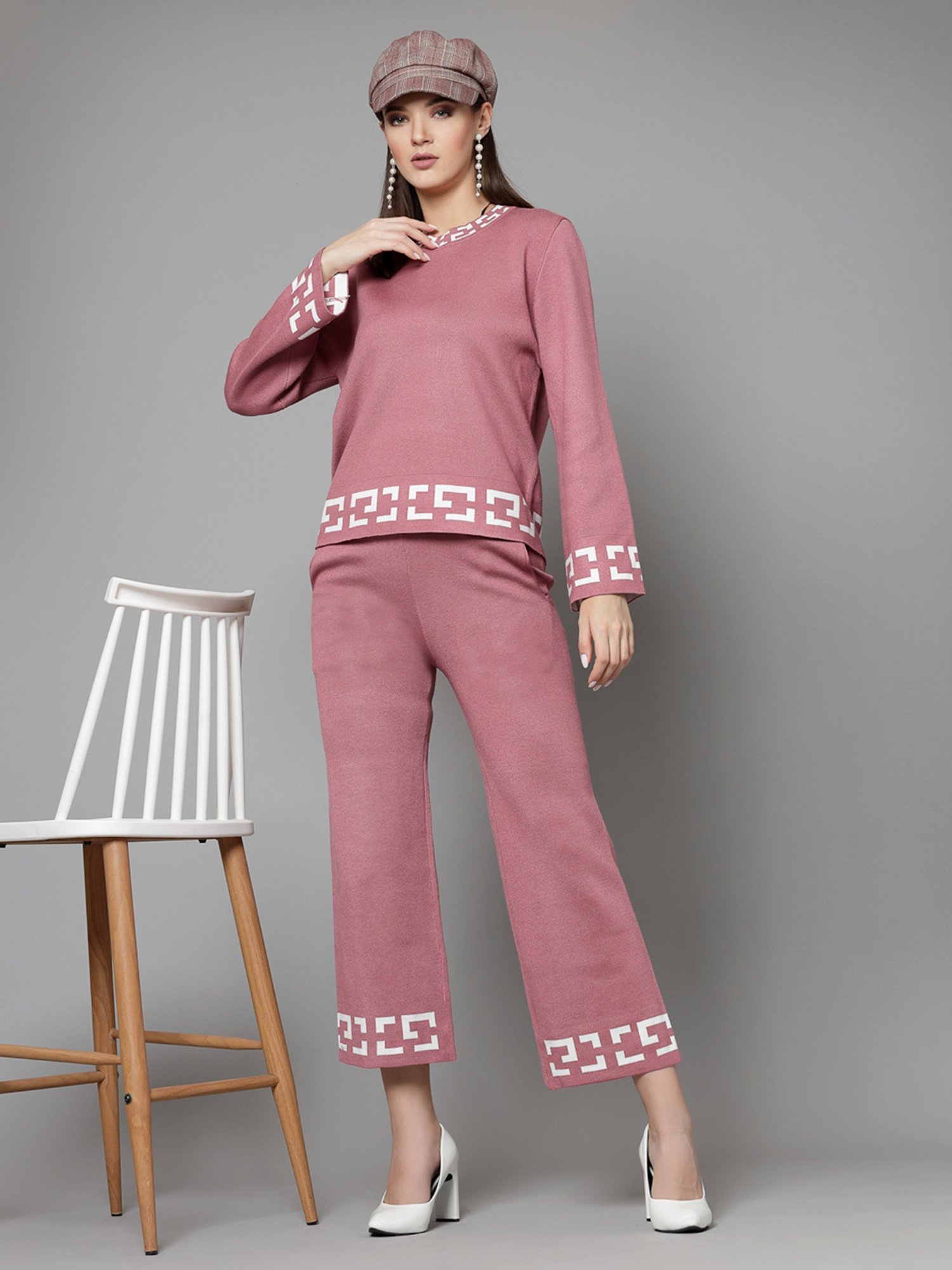 Mafadeny Dusty Pink Maxi Co-Ord Set