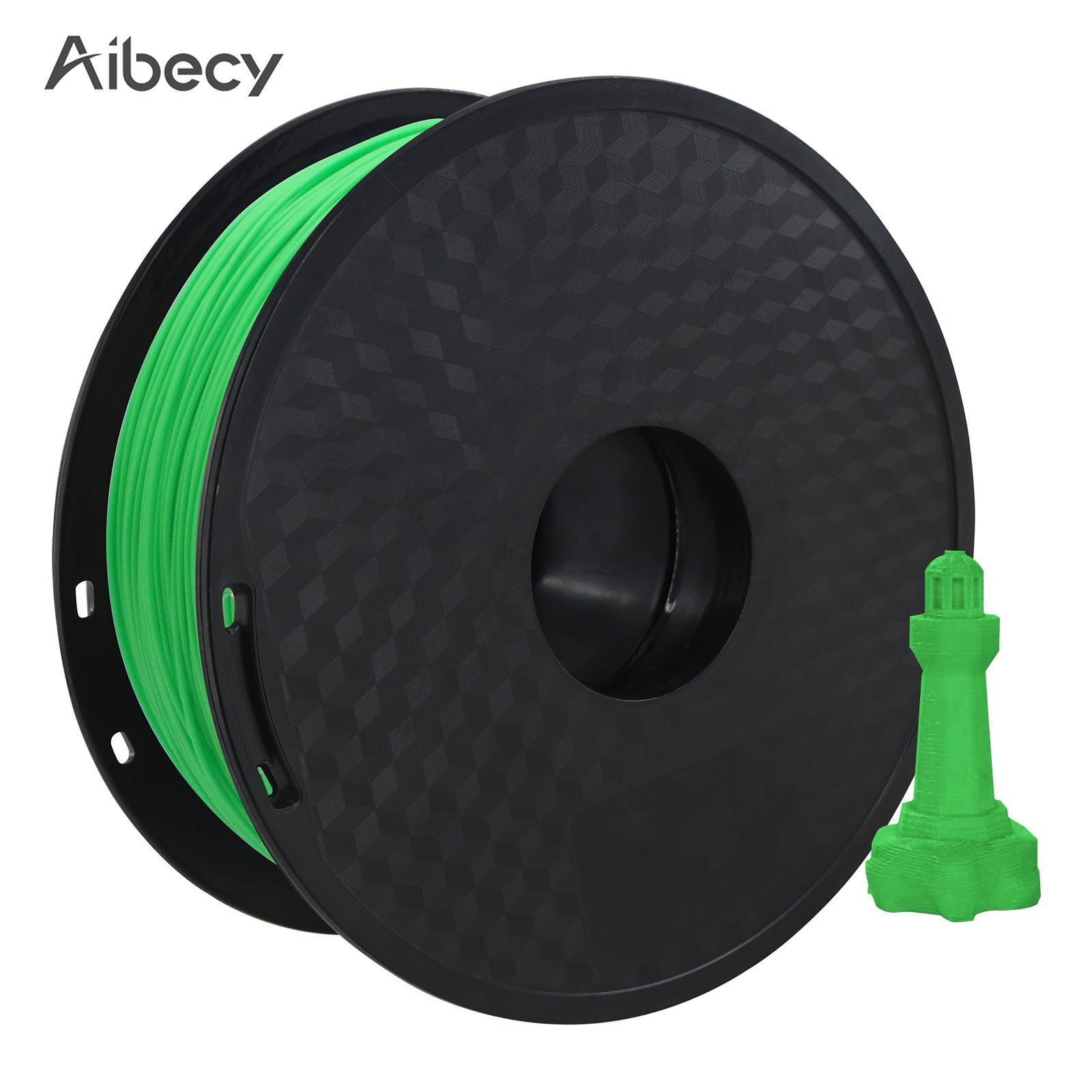 Aibecy PLA 3D Printer Filament 1.75mm Dimensional Accuracy +/- 0.02mm 1kg(2.2lbs) Spool, Blue