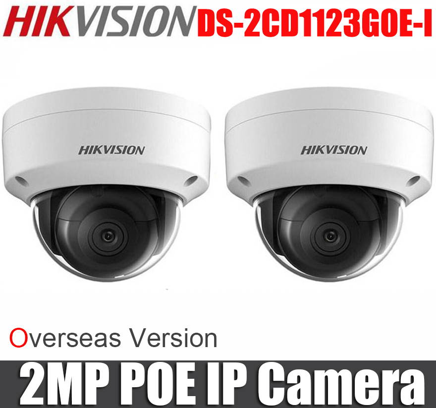 Hikvision DS-2CD1123G0E-I Network 2MP 1080P Fixed 2.8mm Lens IR Full HD Dome IP Camera(1-Pack)