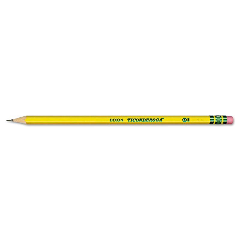 Dixon Woodcase Pencil HB #2 Yellow Dozen 13882