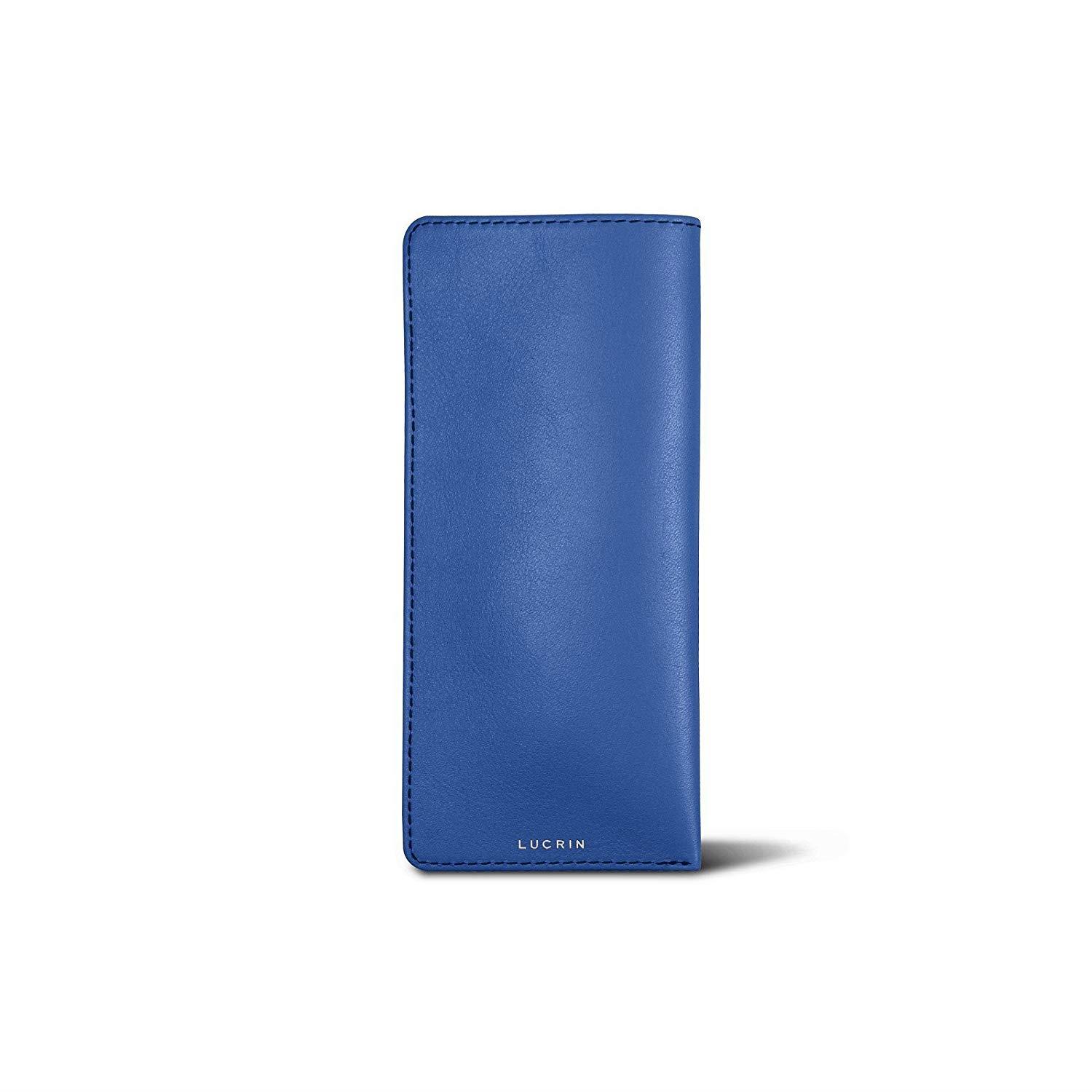 Lucrin - Genuine Leather Thin Eyeglass Case and Holder - Smooth Leather