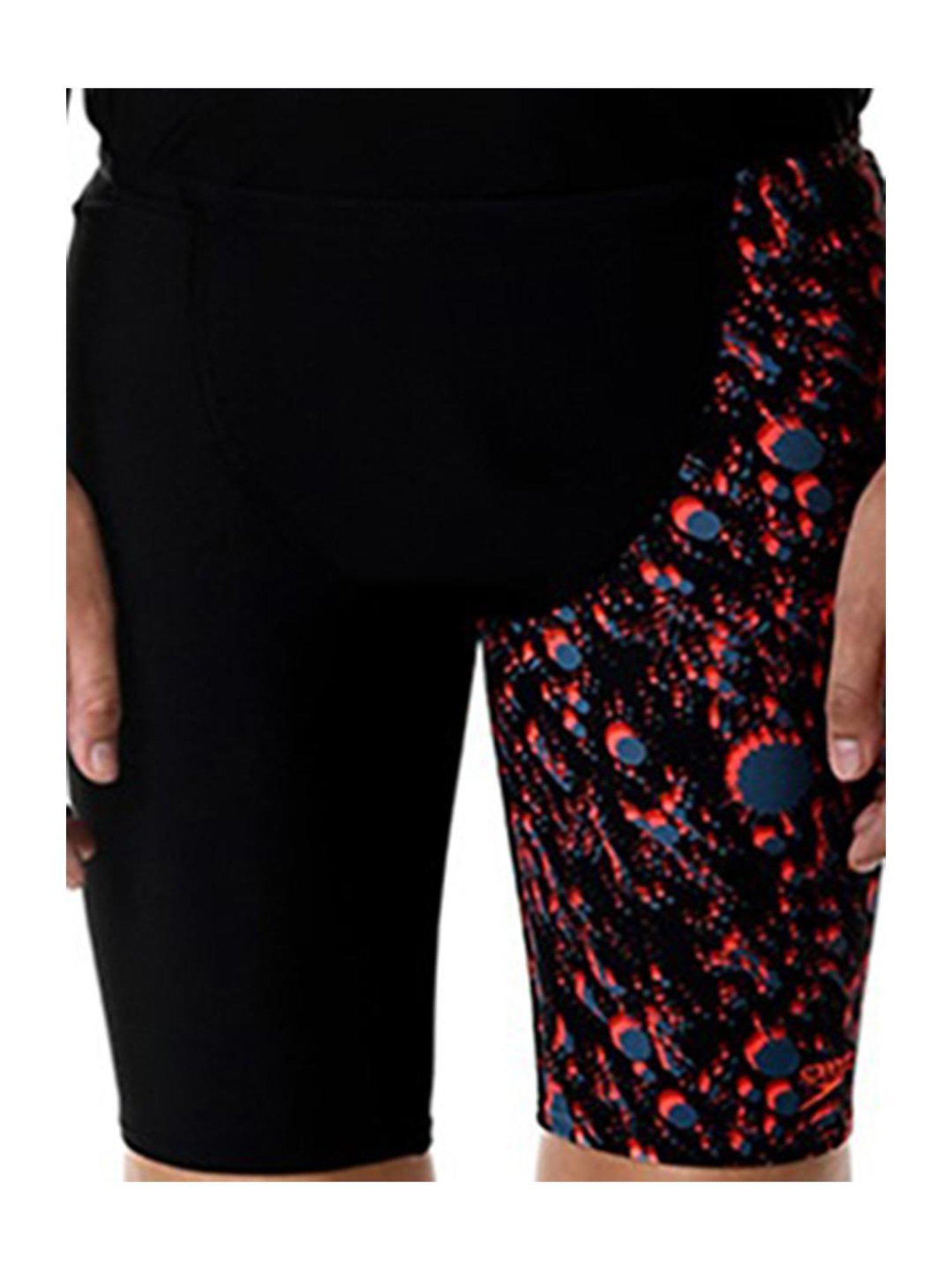 Speedo Kids Black Printed Jammer