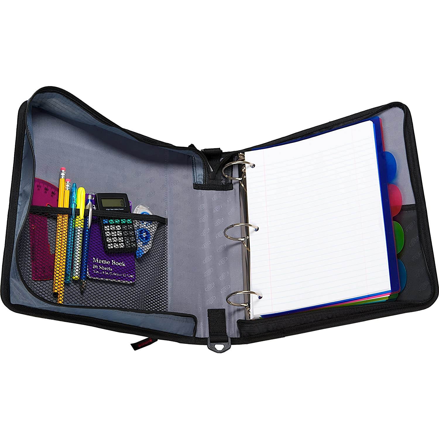 Case-it 2-Inch Ring Zipper Binder, Purple, D-251-PUR