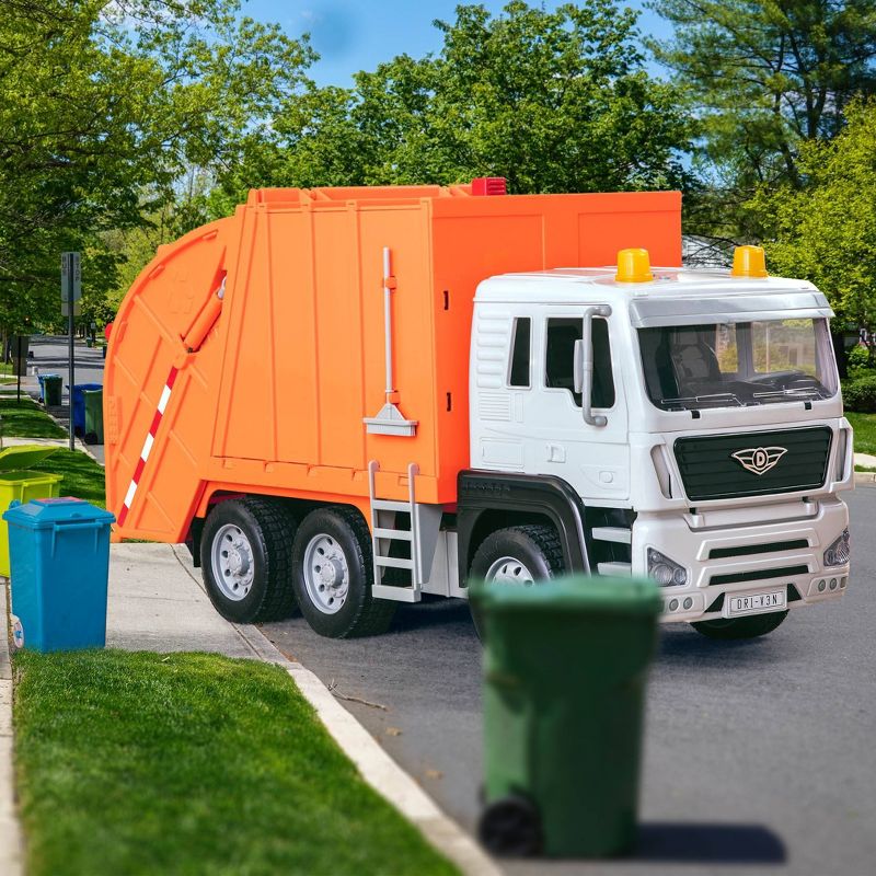 Driven - Standard Series - Orange Recycling Truck with Lights and Sounds