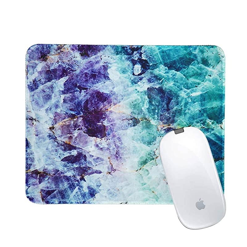 3 Pack Mouse Pad with Stitched EdgeComputer Mouse Pad with NonSlip Rubber BaseMouse Pads for Computers Laptop Mouse 102 x 82 inch 3Marble Crystal Quicksand 3 Pack