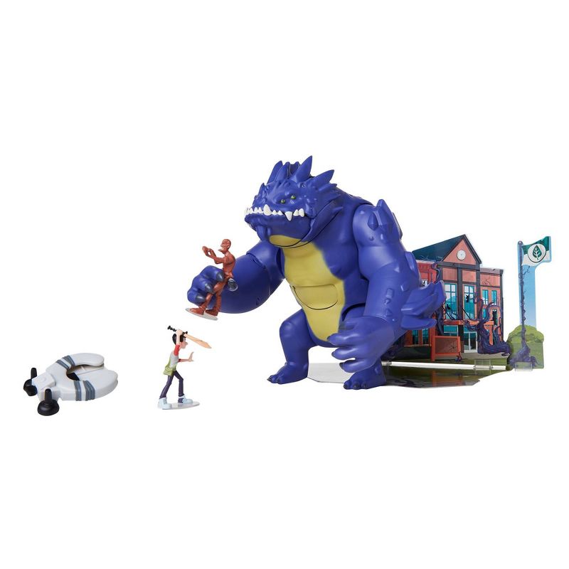 The Last Kids on Earth Chompin' Blarg 9" Action Figure Playset with Jack and Zombie Action Figures