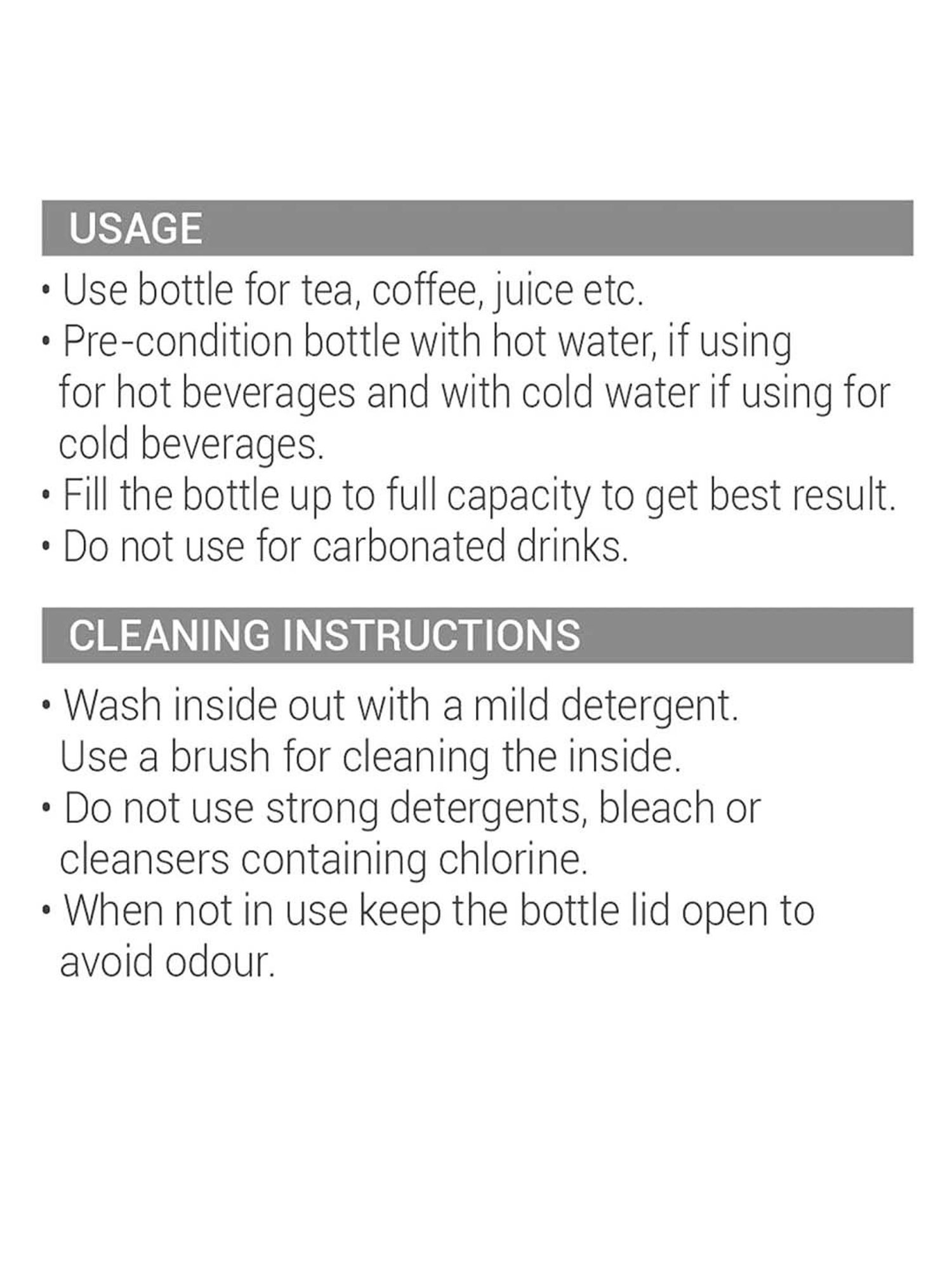 Milton Aura 750 Black Stainless Steel Hot & Cold Insulated Water Bottle (0.75 L)