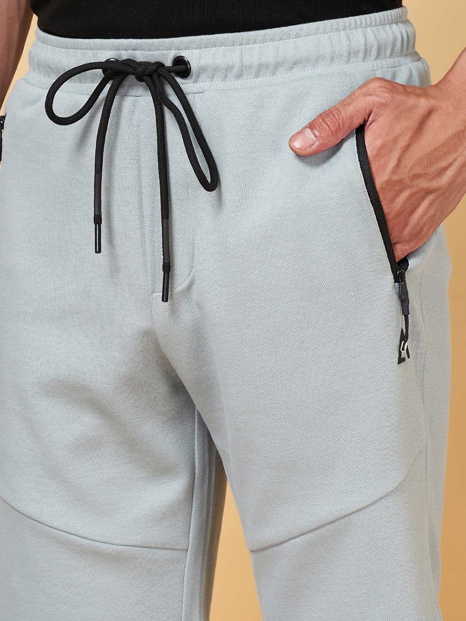 Street 808 by Pantaloons Light Blue Regular Fit Shorts