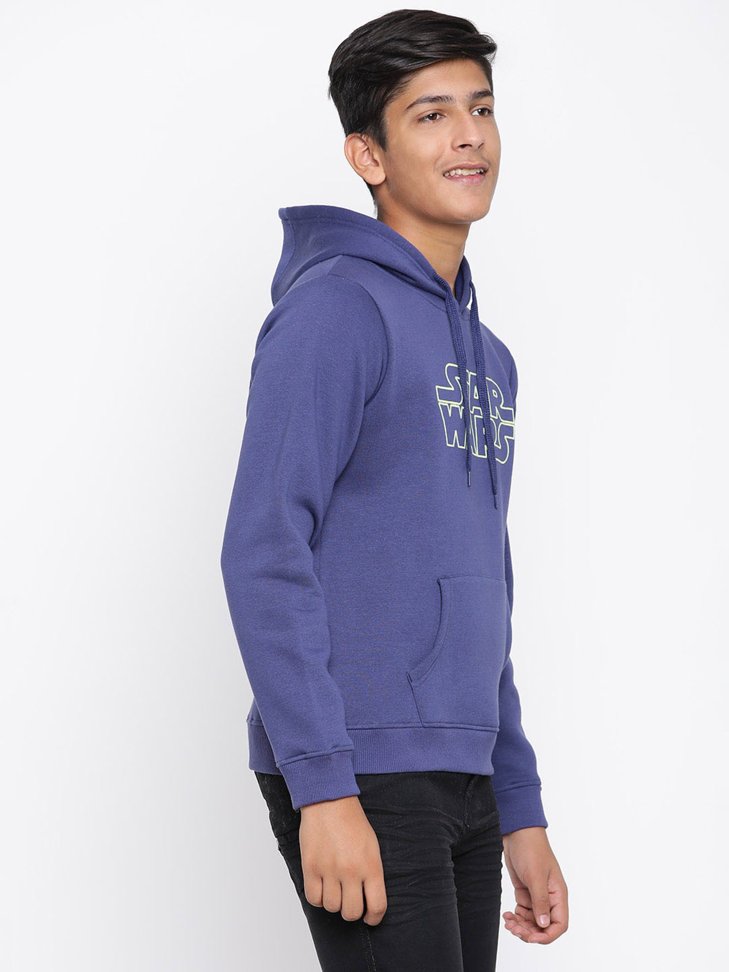 Lil Tomatoes Kids Purple Graphic Print Full Sleeves Sweatshirt