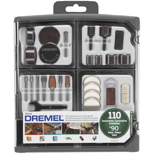 110-Piece Multipurpose Mega Accessory Storage Kit
