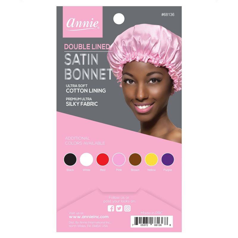 Annie International Double Lined Satin Bonnet -1ct