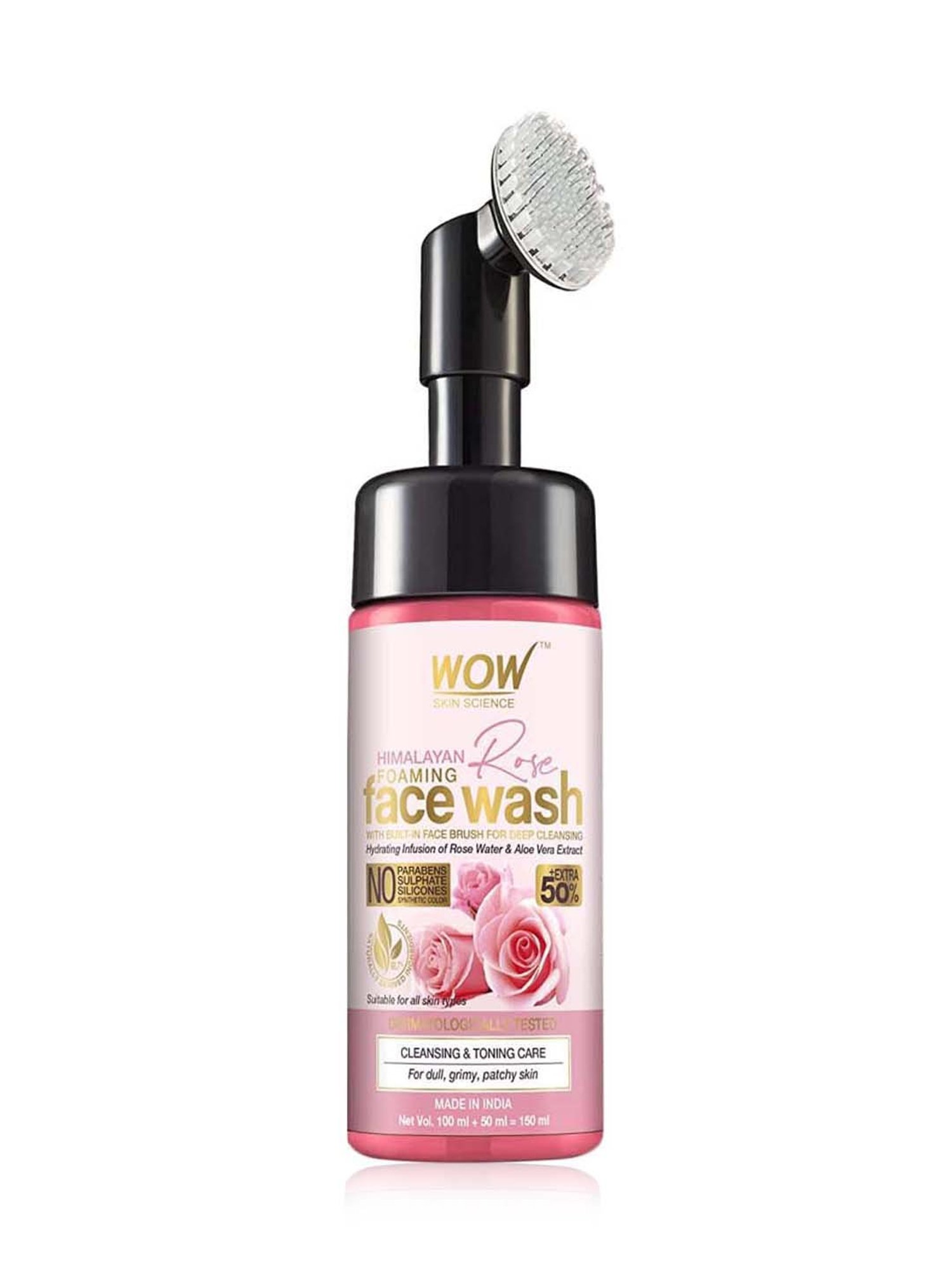 WOW Skin Science Himalayan Rose Foaming Face Wash - 150 ml