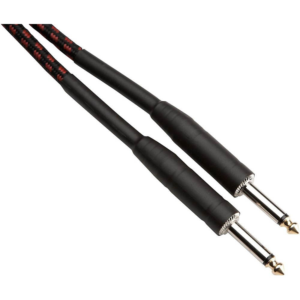 Musician's Gear Tweed 1/4" Straight-Straight Instrument Cable Red 20 ft.