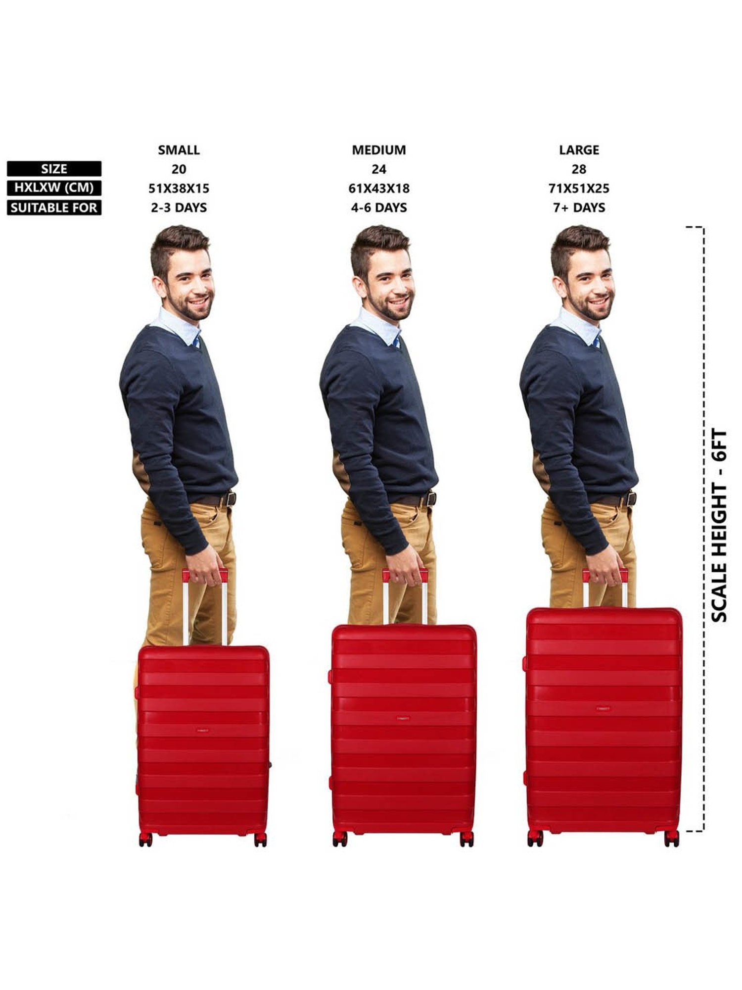 Perquisite Y2K Luxe Range Black Hard 20" Cabin Luggage