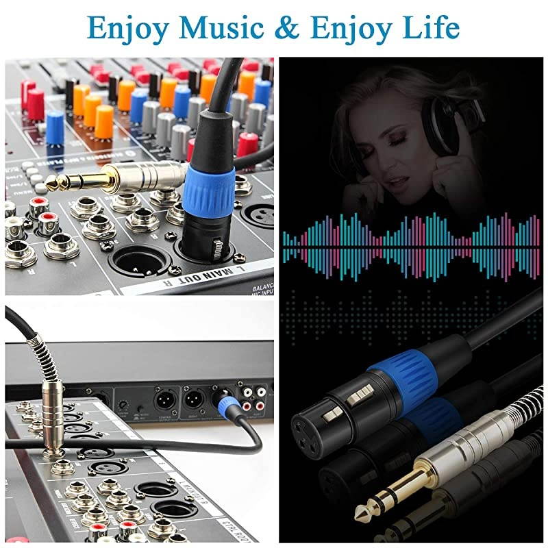 AVLGear CSM4-RAFN-30 | XLR Male to XLR Right Angle Female 30 Feet Mic Cable Blue with Blue Ring