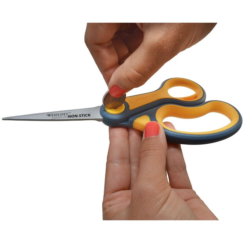Westcott 8 Titanium Standard Scissor, Blunt Tip, Multico 16550
