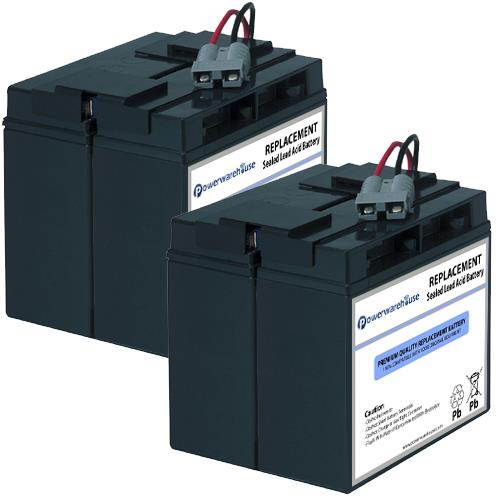Powerwarehouse APC Back UPS Pro 1400X116 UPS Battery - Premium Powerwarehouse 12V Lead Acid Battery Catridge #7 (2 Pack)