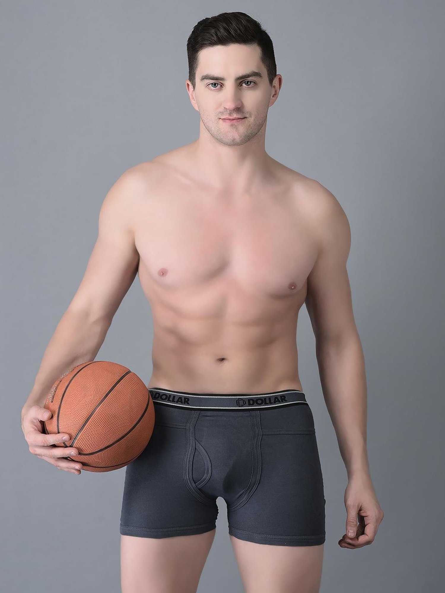 Dollar Bigboss Assorted Cotton Regular Fit Trunks - Pack Of 2