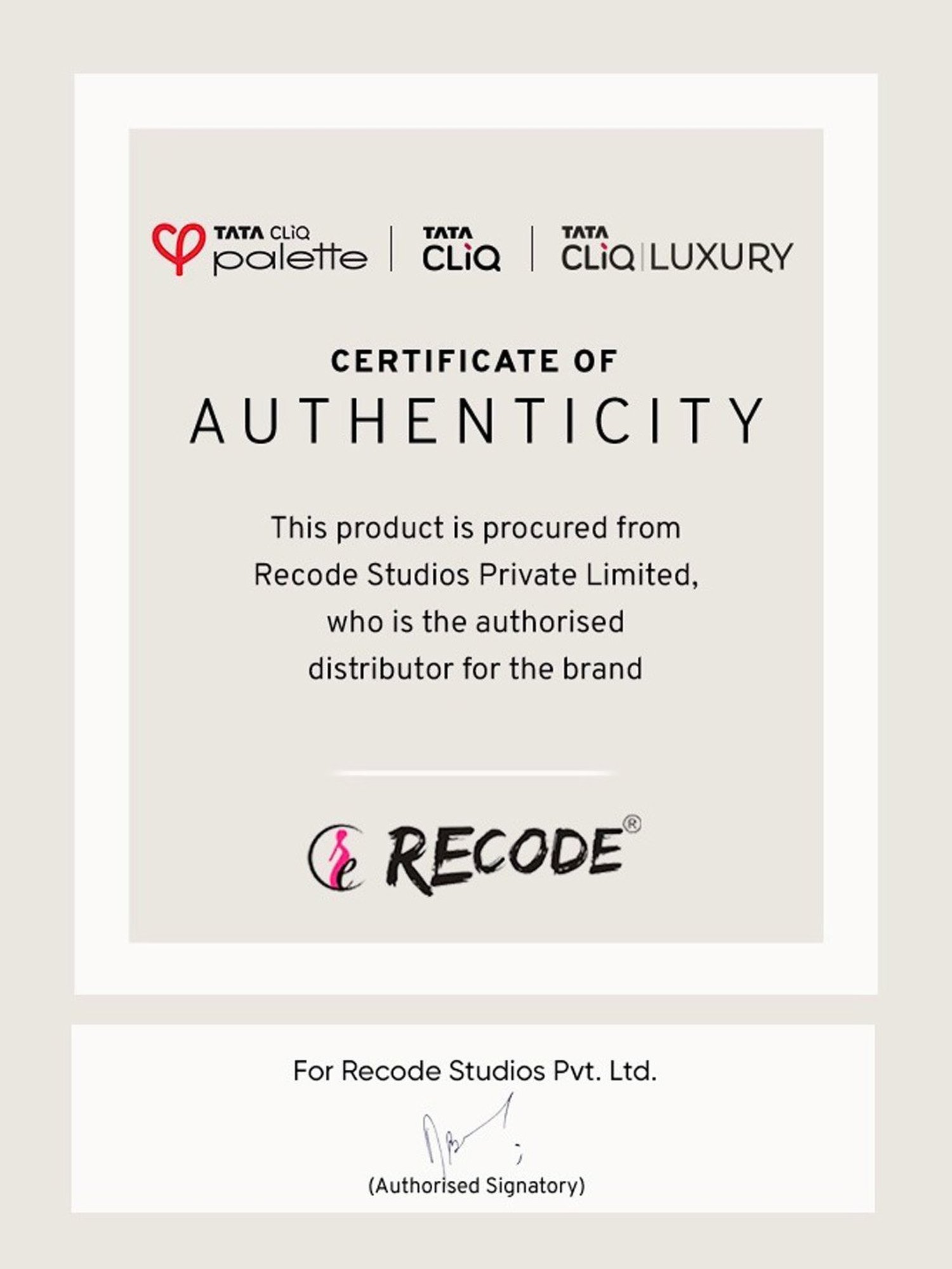 Recode Cleansing Milk - 100 ml