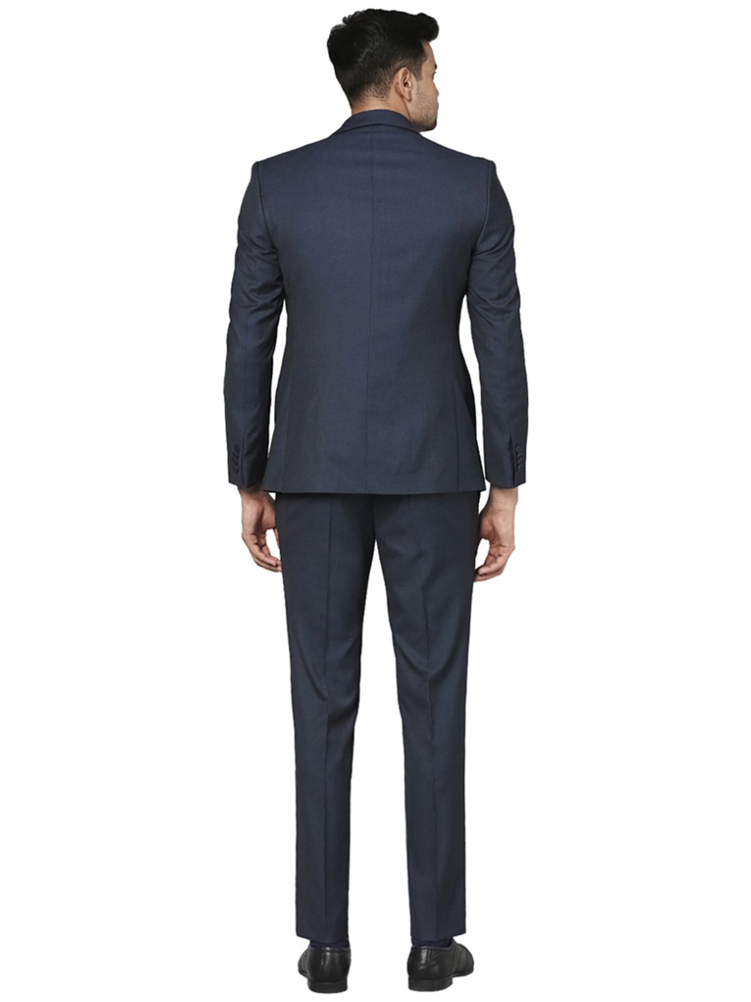 Park Avenue Blue Super Slim Fit Two Piece Suit
