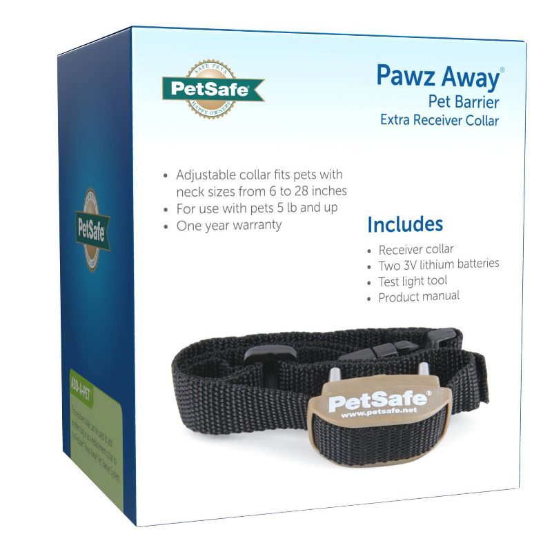 PetSafe Pawz Away Adjustable Pet Barrier Extra Receiver Collar - Beige