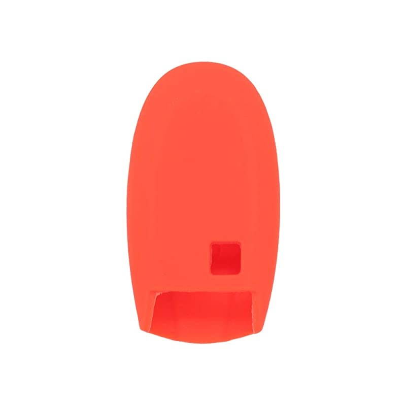 Silicone Cover Protector Case Holder Skin Jacket Compatible with SUZUKI 2 Button Remote Key Fob CV4543 Orange