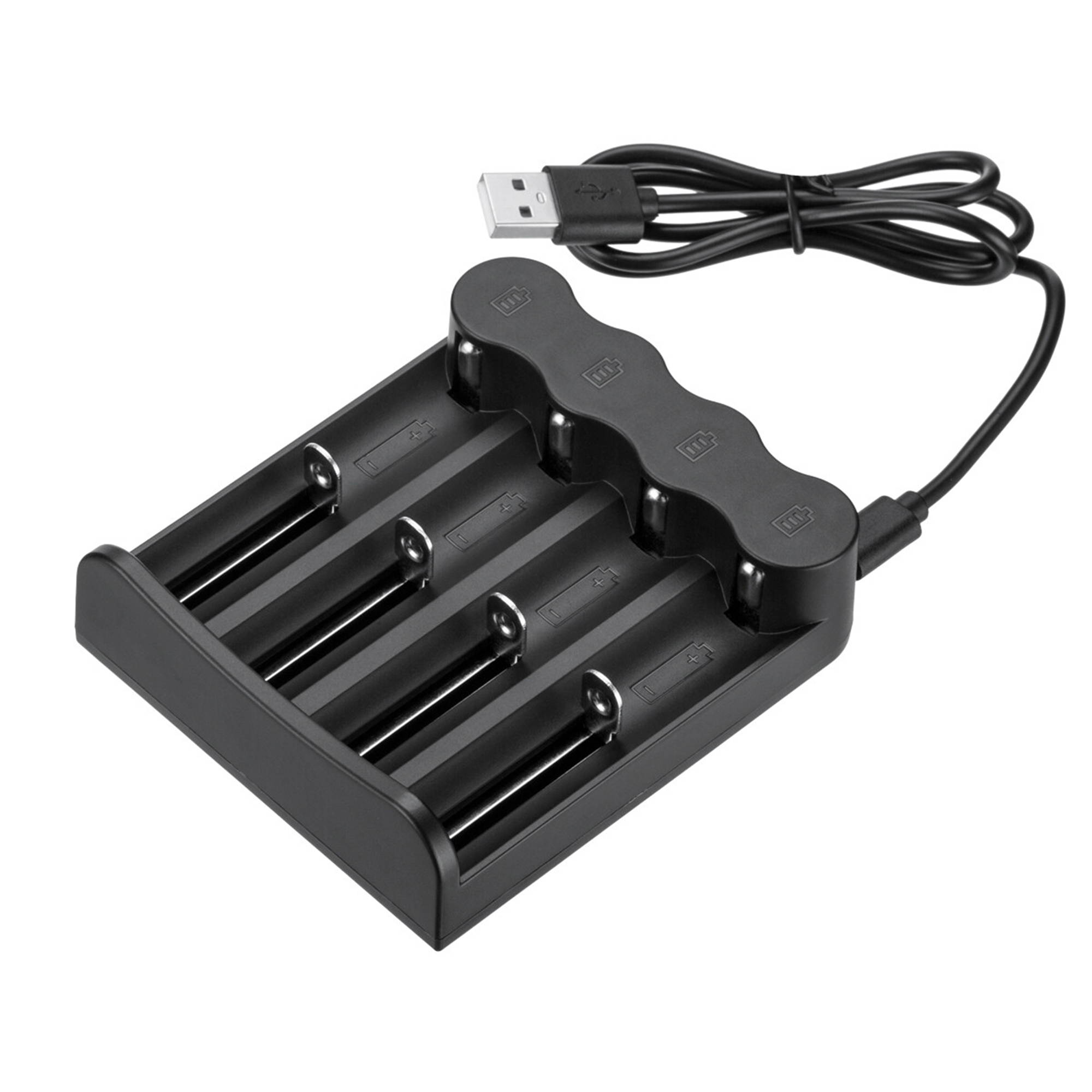 4 piece 2800mAh 14500 3.7V Li-ion Rechargeable Batteries for Torch Camera Flashlight