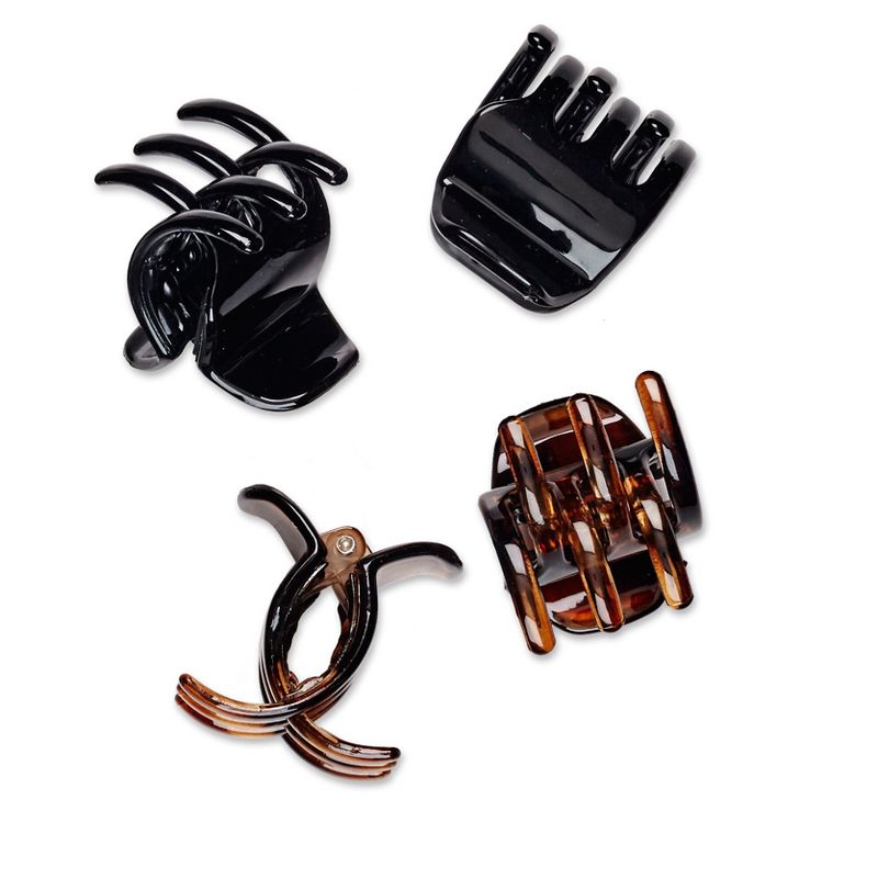 scunci 3cm No Slip Jaw Clips - 4pk