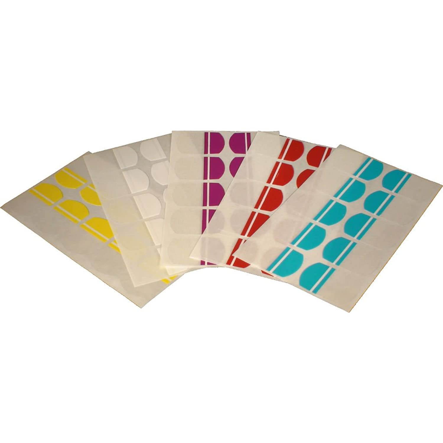 Hefty Index Tabs, 1 X 1-1/2 Inches, 50 Count, Assorted Colors (13106)