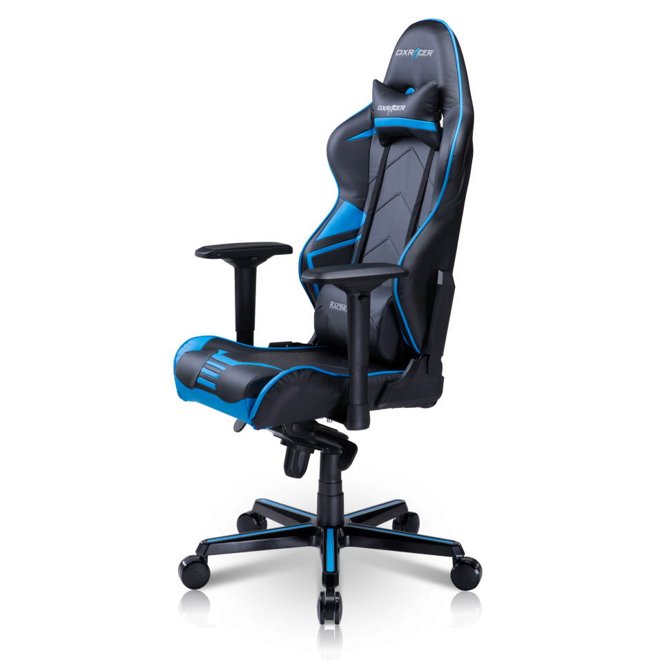 DXRacer Racing Series OH/RV131/NW Newedge Edition Racing Bucket Seat Office Chair Gaming Chair PVC Ergonomic Computer Chair eSports Desk Chair Executive Chair With Pillows