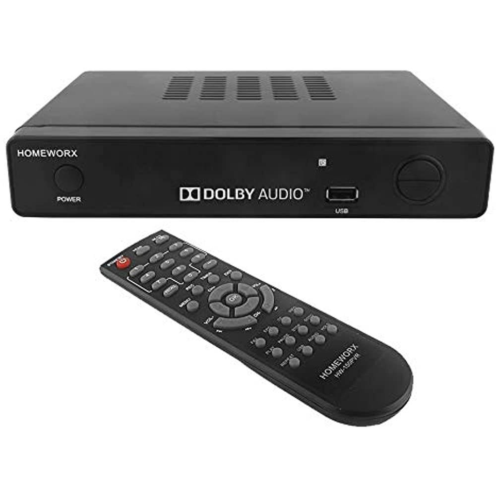 MEDIASONIC  HW-150PVR Homeworx ATSC Digital TV Converter Box w/ Media Player & Recording PVR Function (Black) - New
