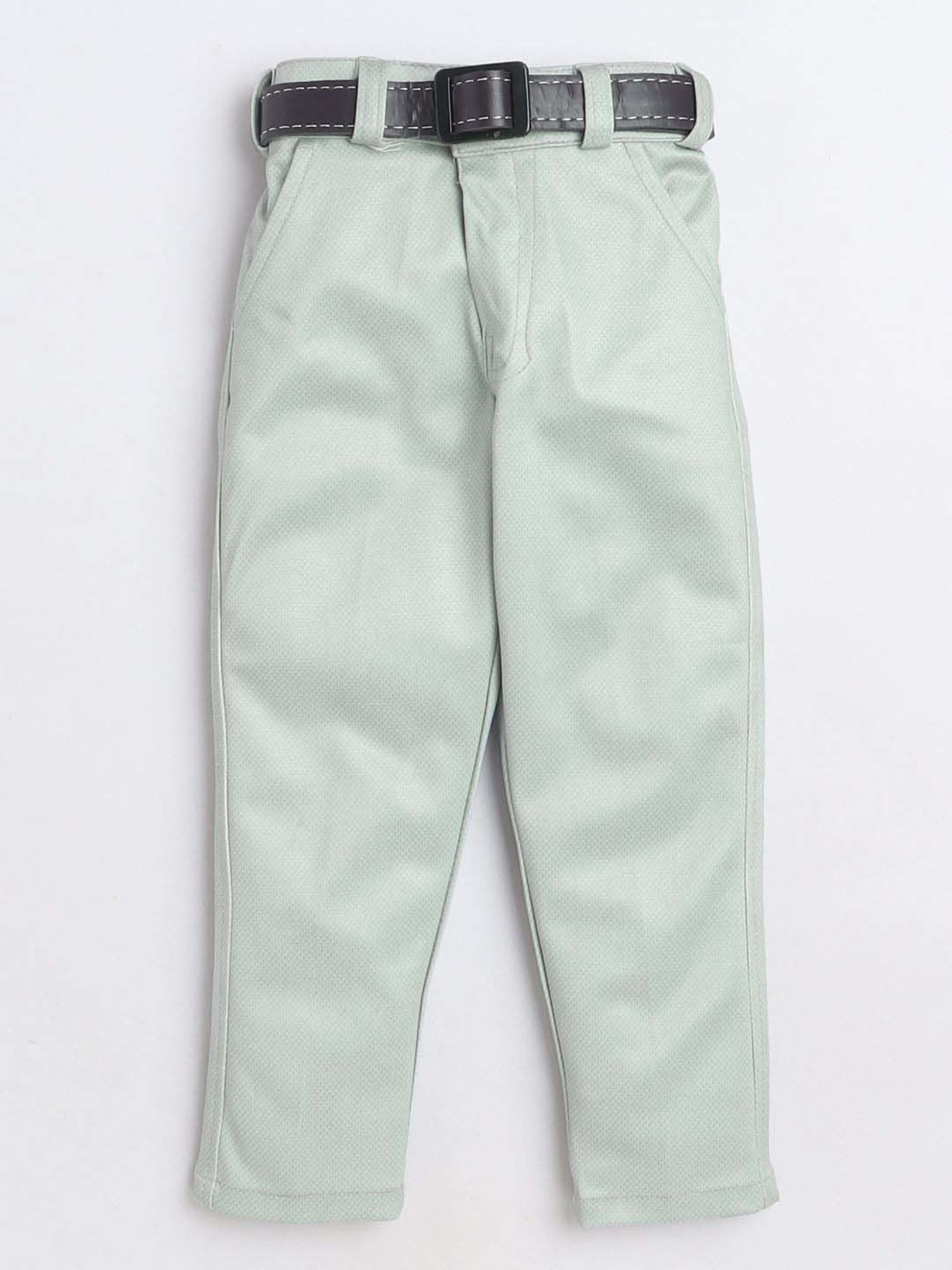 Fourfolds Boys Green Printed Full Sleeves Clothing Set