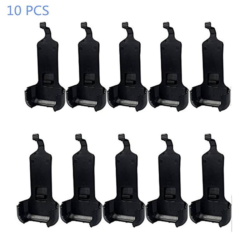 Walkie Talkie Belt Clip Compatible with Two Way Radio WLN KD-C1  RT-10 Luiton LT-316 TIDRADIO TD-M8 RT22 Zastone X6 Zeadio ZS-B1 NKTECH NK-U1 Radioddity R1 (10 Pack)