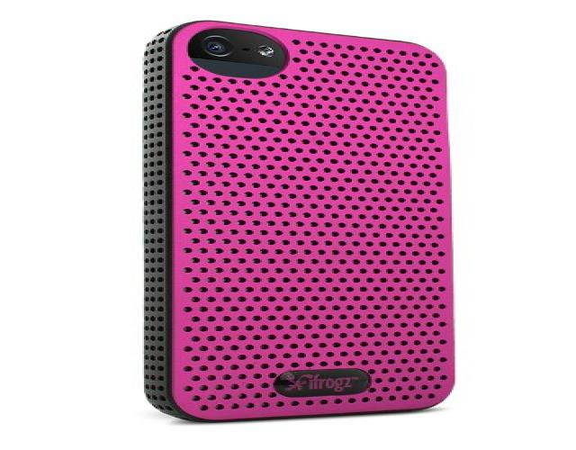 iFrogz Breeze Case for iPhone 5 - Retail Packaging - Pink/Black