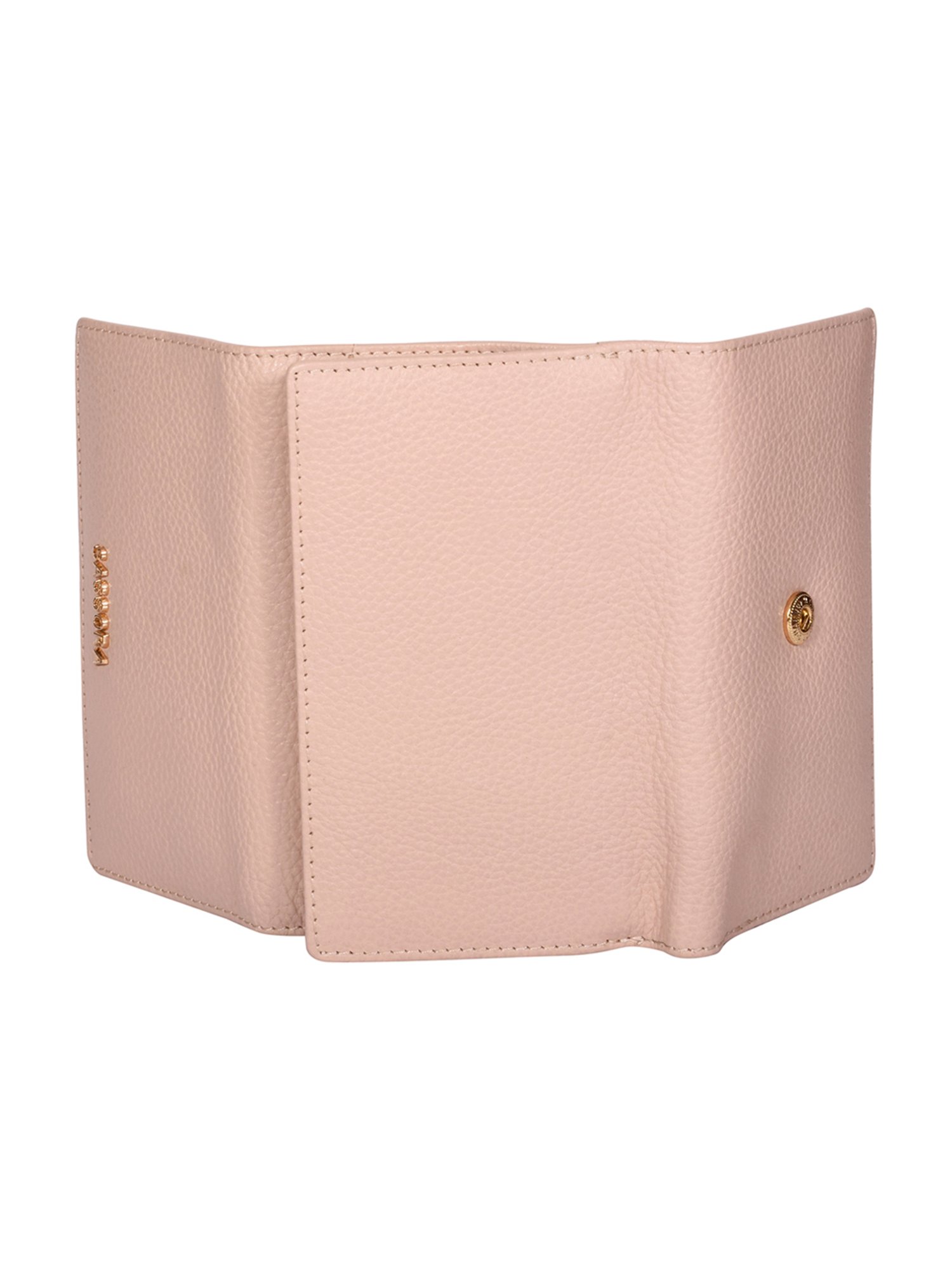 Sassora Lyla Light Pink Small Leather Wallet for Women