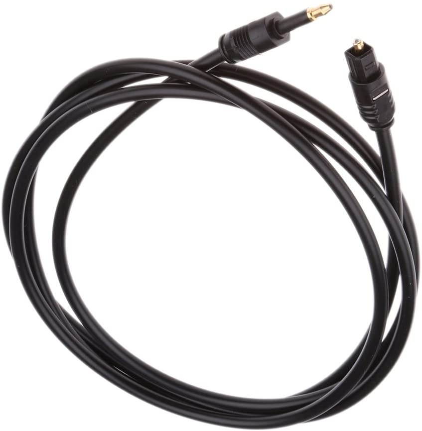 TosLink Male to 3.5mm Male Digital Optical Audio Cable Lead 3ft