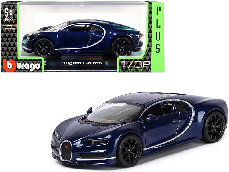 Bugatti Chiron Yellow and Black 1/24 Diecast Model Car by Maisto