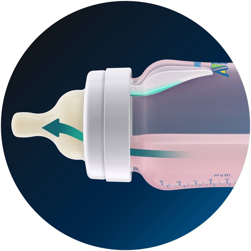 Philips Avent Anti-colic Bottle With AirFree vent - Pink - 9oz/3pk