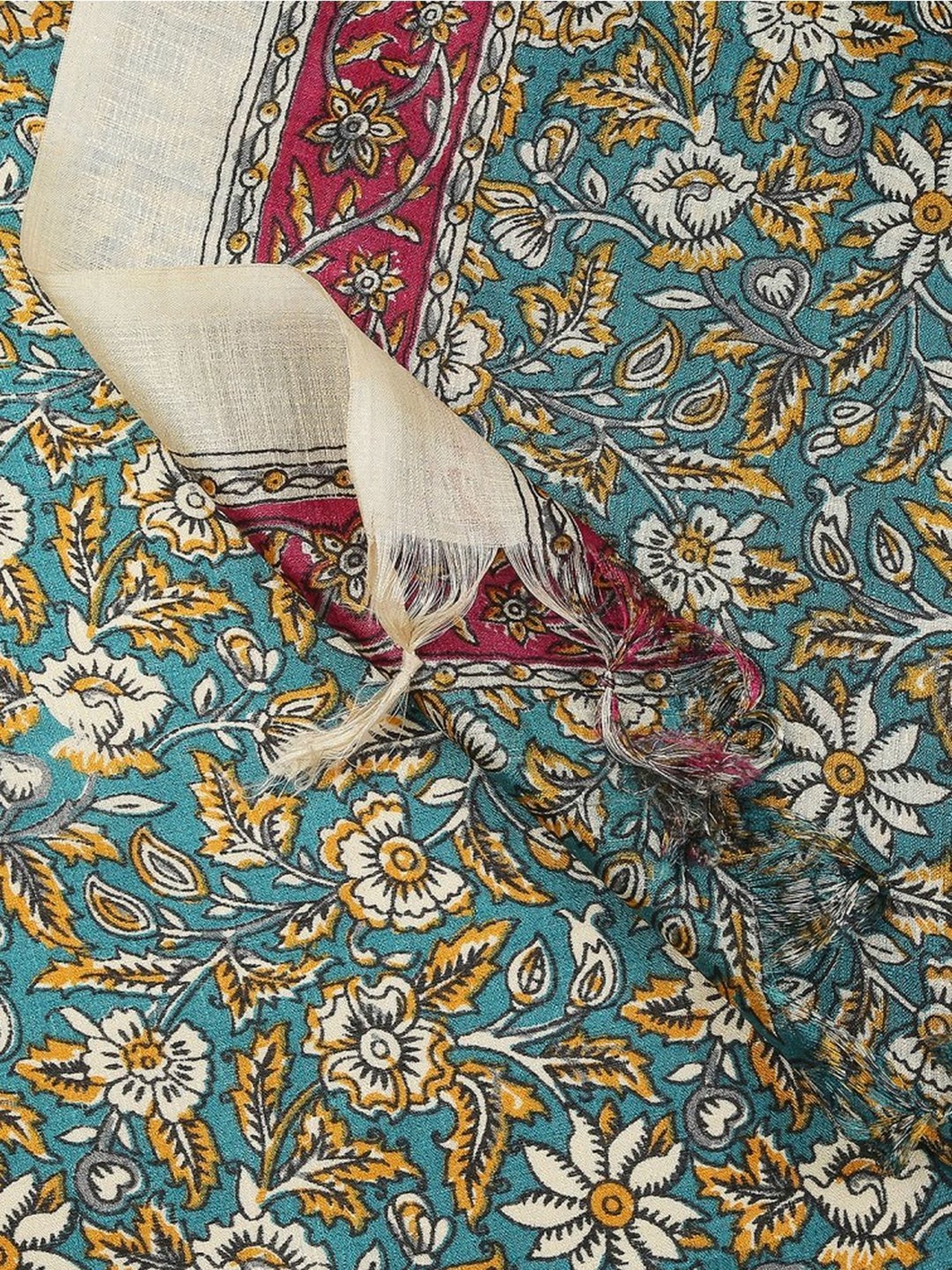 Stylum Red Plain Dupatta