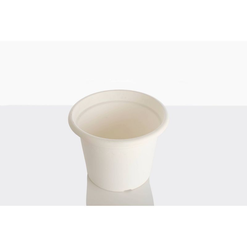 14.75" x 19.5" Indoor/Outdoor Resin Geo Planter White - Alfresco Home LLC