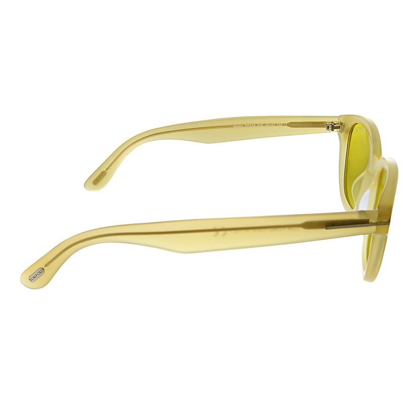 Tom Ford Garett  59E Unisex Square Sunglasses Yellow 49mm