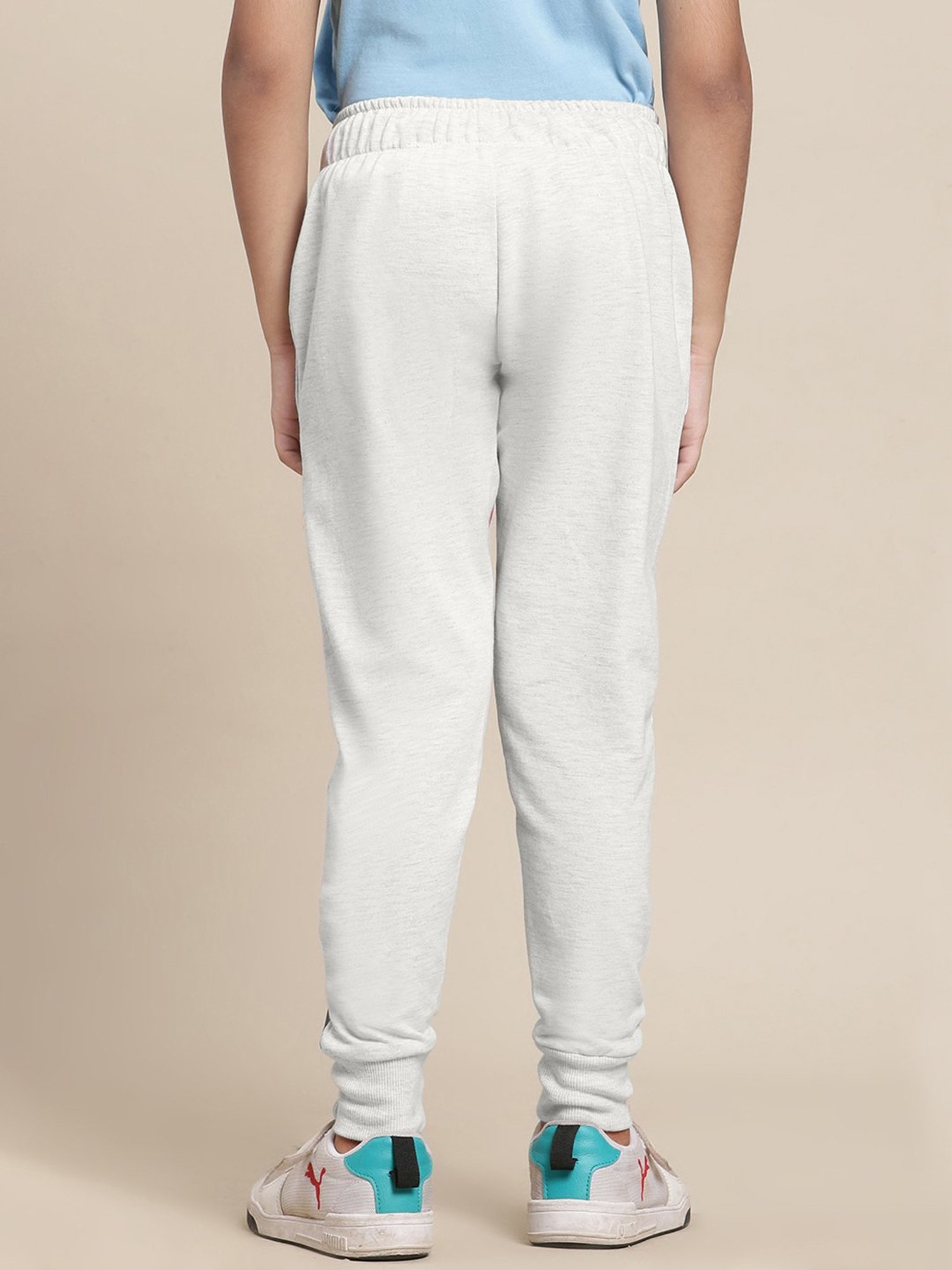 Kidsville Captain America Printed Grey Joggers For Boys