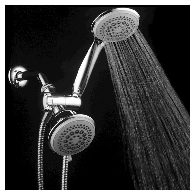 Dual Shower Head Ultra - Luxury Combo Shower System Chrome - Dreamspa
