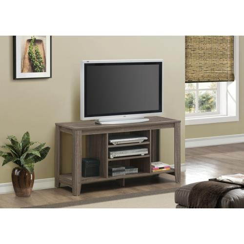 MONARCH I 3528 DARK TAUPE RECLAIMED-LOOK 48"L TV CONSOLE