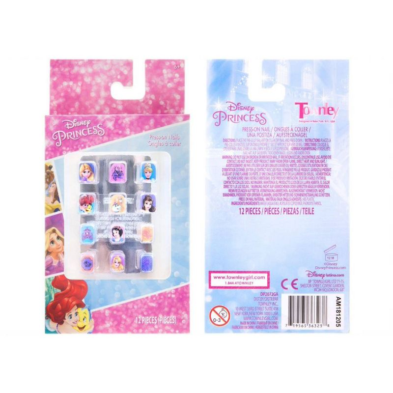 Disney Princess Press On Nails 12pk