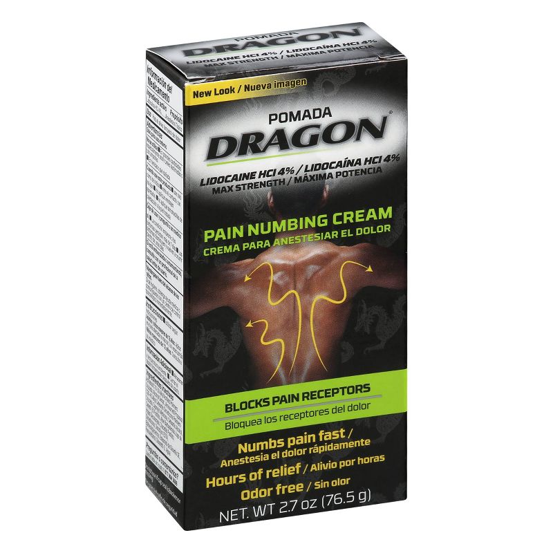 Dragon Cream External Analgesic with Lidocaine - 2.7oz