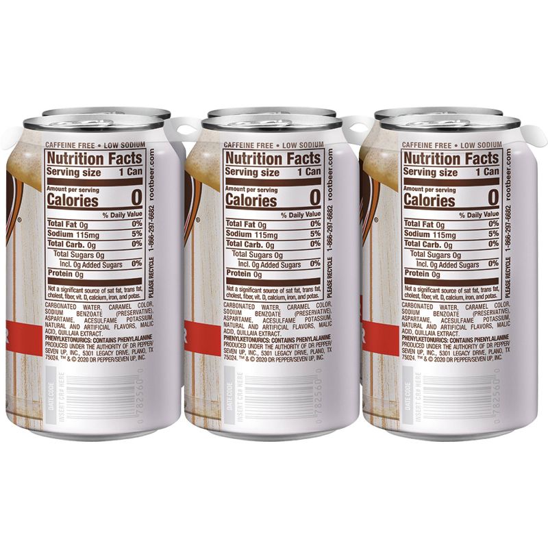 A&W Zero Sugar Root Beer Soda - 6pk/12 fl oz Cans
